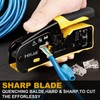 Hiija RJ45 Crimp Tool Kit Pass Through Ethernet Crimper Kit