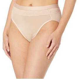 Bali Women's Beautifully Confident Light Leak & Period Protection Brief, Soft Taupe, 8