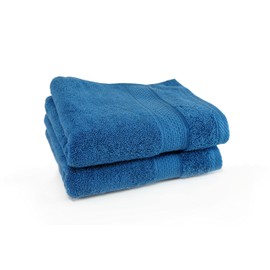 Kosugizen TAP3 Face Towels, Hotel Type, Ferm Color, 13.4 x 31.5 inches (34 x 80 cm), Blue, Set of 2
