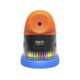 X-ACTO Crayon Pro Electric Crayon Sharpener, Electric Sharpener with SafeStart Automatic Motor, Great for Home or Schools