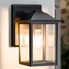 MATAMEYE Outdoor Wall Lantern, Exterior Waterproof Wall Sconce Light Fixture,