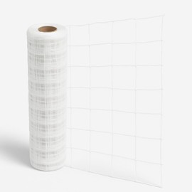 Netz für den Garten aus Polypropylen, weiß, robust und langlebig, Unterstützung für Kletterpflanzen für Gemüse wie Tomaten, Bohnen, Erbsen – verschiedene Größen erhältlich (Grün, 10 x 2 m)