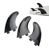 3Pcs Surfboard Fins PVC Quick Release Replacement Tri Fin Set