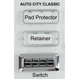 Auto City Classic 1958 - 1968 Chevy GM Power Window Switch 4 Button Original Style