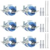 PATIKIL 0.8"-0.9"/20-24mm Split Ring Pipe Hanger, 6 Pcs Heavy Duty
