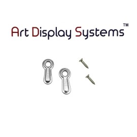 ART DISPLAY SYSTEMS 100 ZP PICTURE FRAME RIDGED 3/4 " TURN BUTTON 100 #4 1/4" SCREWS + FREE SAMPLES