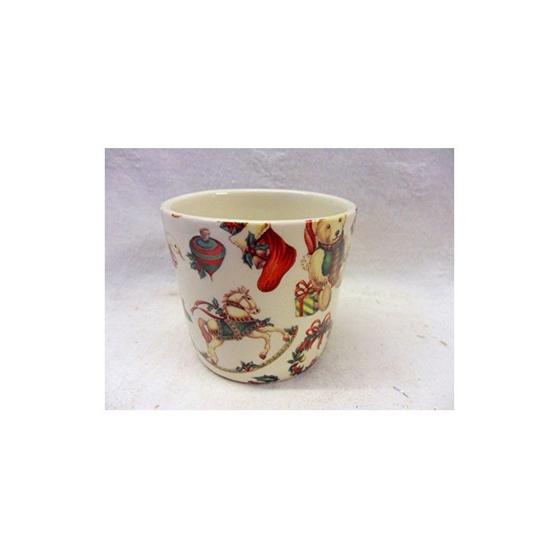 Small Sugar Bowl in Christmas Gift Design by Heron Cross