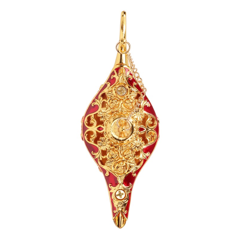 Zinc Alloy Retro Arabian Lamp Tabletop Exquisite Engraved Legend Wishing