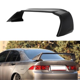 cciyu MUG Style Rear Trunk Lip Spoiler Wing Fits for 2004-2008 for Acura TSX Racing Trunk Spoiler(ABS Matte Black)