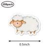 Sheep Lamb Planner Stickers, 0.5in Monthly Scrapbooking Arts Kids DIY