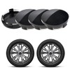 Pack of 4 Wheel Hub Caps, Universal Hub Caps for