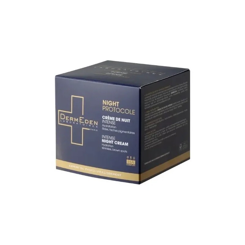 Crema Facial Noche Dermeden Night Protocole Antiedad Retinol Ácido Hialurónico