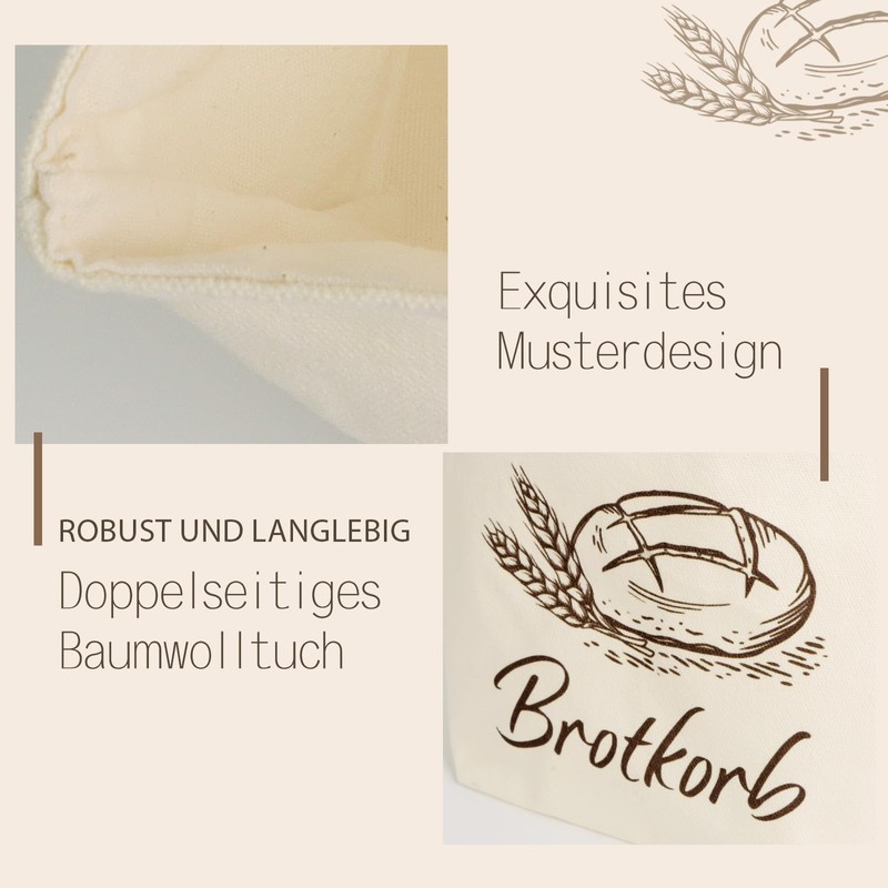 MEJOSER Bread Basket Fabric Modern Housewarming Gifts Home Bread Basket