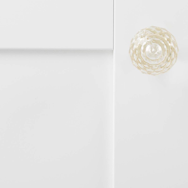 Hickory Hardware P35-CA3 35Mm Crystal Palace Crysacrylic Polished Brass Cabinet
