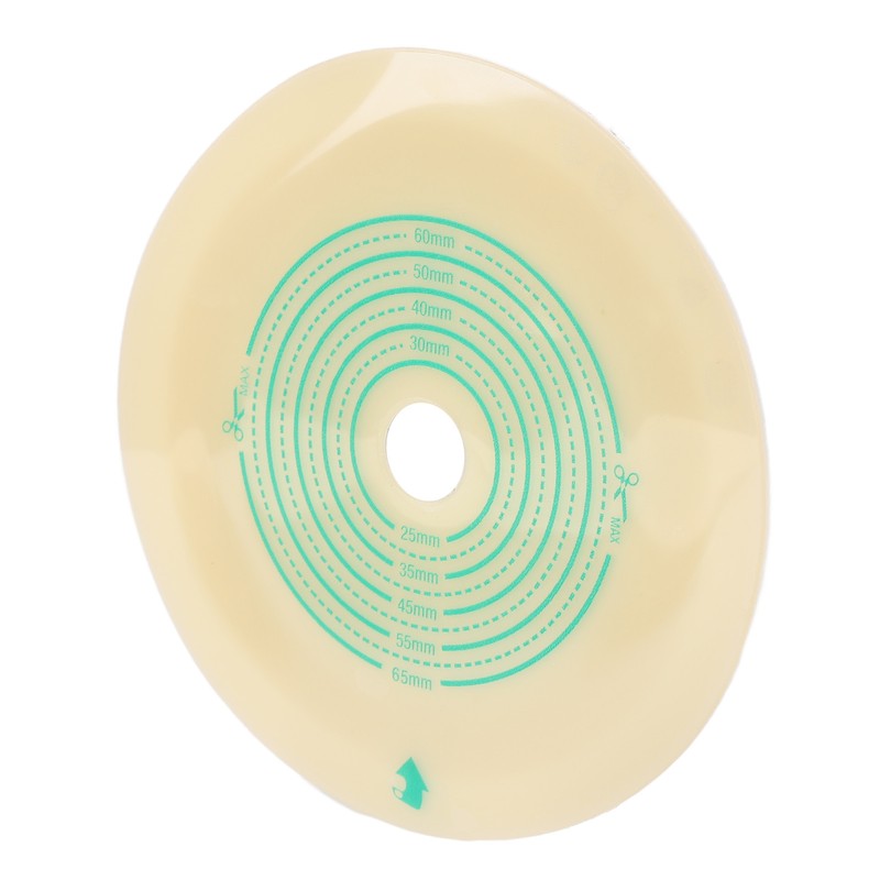 5pcs Ostomy Bag Barrier Clear Scale Cuttable Self Adhesive Hydrocolloid