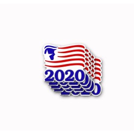 Trump 2020 Republican Presidential Election Trump Sticker Decal 5 Pack  5"sq