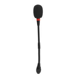 9.8in Professional Gooseneck Microphone Flexible Desktop Gooseneck Condenser Microphone for Meetings Conferences Lectures 3Pin