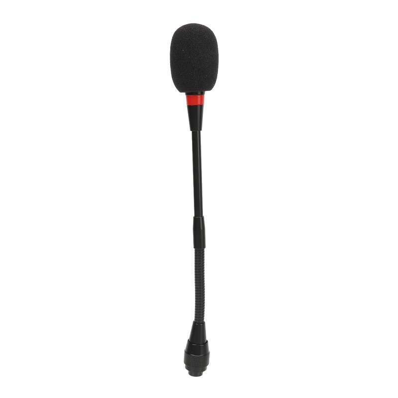 9.8in Professional Gooseneck Microphone Flexible Desktop Gooseneck Condenser Microphone for