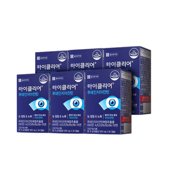 iClear Chong Kun Dang Health iClear Lutein Zeaxanthin 6 boxes (6 months supply), Lutein Zeaxanthin 6 boxes (6 months supply) / 아이클리어 종근당건강 아이클리어 루테인 지아잔틴 6박스(6개월분), 루테인 지아잔틴 6박스(6개월분)