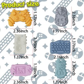 12 piezas de decoraciones de silicona con texturas de juego, juguetes sensoriales para niños, piedra de preocupación suave con textura para autismo y niños, juguetes para aliviar la ansiedad y el