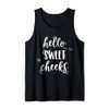 Hello Sweet Cheeks Tank Top, black, s