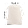 gobyhumm Happy Birthday 10 Premium Organic Muslin Drawstring Bags 4x6