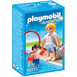 Playmobil 6677 Summer Fun Water Park Pool Supervisor