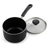 Cook N Home Nonstick Saucepan, 2 quart, Black