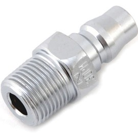 SK11 High Coupler R3/8 (Taper Male Thread) 30PM Plug Silver