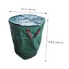 Sosoport Leaf Collection Bag Large Capacity Leaf Trash Bag Waterproof
