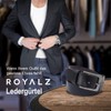 ROYALZ Antique Vintage Leather Belt for Men Buffalo Leather Made
