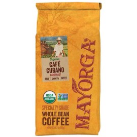 Mayorga  USDA Organic Café, Dark Roast, Whole Bean Coffee, 2lbs