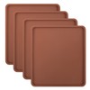 Aulock 4PCS Silicone Food Dehydrator Sheets with Edge, Compatible with