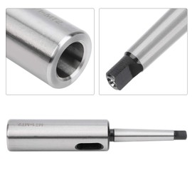 Taper Drill Sleeve, MT1 to MT2 Morse Taper Drill Sleeve Lengthened Taper Reducing Adapter, for Lathe Milling
