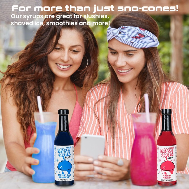 Concession Express® Snow Cone Syrup Party Pack – 12 Pack