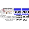 MD Complete 763 Style G Decal Sticker Kit fits Bobcat