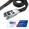 Master Lock 3108EURDAT Certified Ratchet Strap, Black, 5m x 25mm