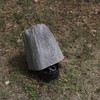 Outdoor Fake Rock Cover, Fiberglass Faux Stone for Landscaping, 11.7"x9.1"x12.1",