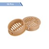 sourcing map Round Soffit Vents 1 inch, 16Pcs Orange Plastic