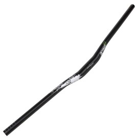 Satori Deviant Flat Riser Handlebar for MTB Mountain Bike Downhill & Enduro Bicycle AL7050 Aluminum Alloy 7 Degree Sweep 31.8mm Clamp - Rise 20mm - Width 800mm