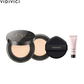 VIDIVICI Longwear Skin Fit Cushion Special Set 3items, Shade:25 Camel