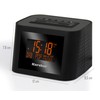 Karcher DAB 2420 - Stereo-Radiowecker DAB+ (DAB plus/UKW, Wecker mit