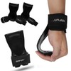 AMFUN Lifting Straps Strength Training Lifting Straps Leather Non-Slip Grip