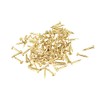 sourcing map Tiny Brass Nails 1.2mmx8mm(DXL) for Wooden DIY Decorative Pictures Boxes Household Accessories Brass Tone 100pcs