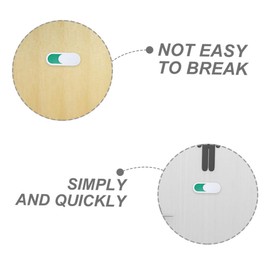 Operitacx 2pcs Id Plate Whiting White Out White Door Sign Emblems Door Vacant Signboard Bathroom Occupied Sign Acrylic Listing Sliding Door Slider Office Signage