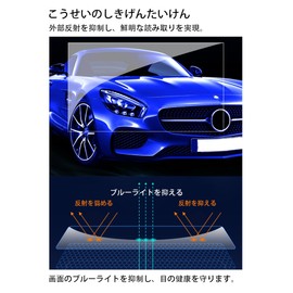 Car Navigation Protective Film, Navi LCD Protective Film, Daihatsu Wide Standard Memory Navi NMZN-W73D (N262) NMZN-W72D (N253), 7 Inches, Scratch-Resistant, Anti-Dirt, High Transmittance, 2-Pack