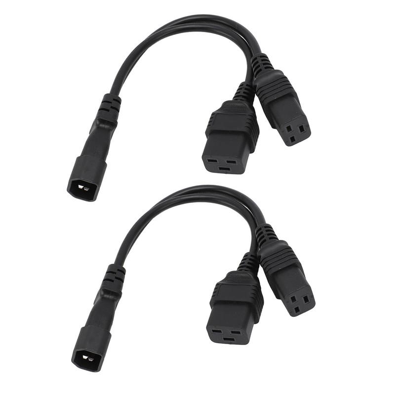 Power Cord Splitter Adapter IEC 320 C14 to IEC320 C19