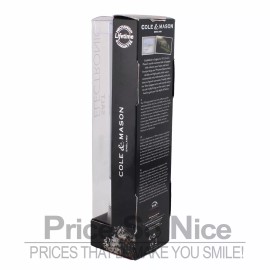 Cole & Mason Matte Hampstead Electric Salt Grinder w/ LED Light New MSRP $55