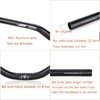 31.8 Bike Handlebar - 25mm, 55mm, 70mm, 90mm,120mm Riser Handlebar