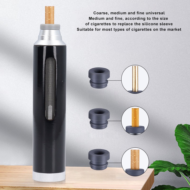 Handheld Car Ashtray Windproof Leakproof Large Capacity Portable Ashtray with